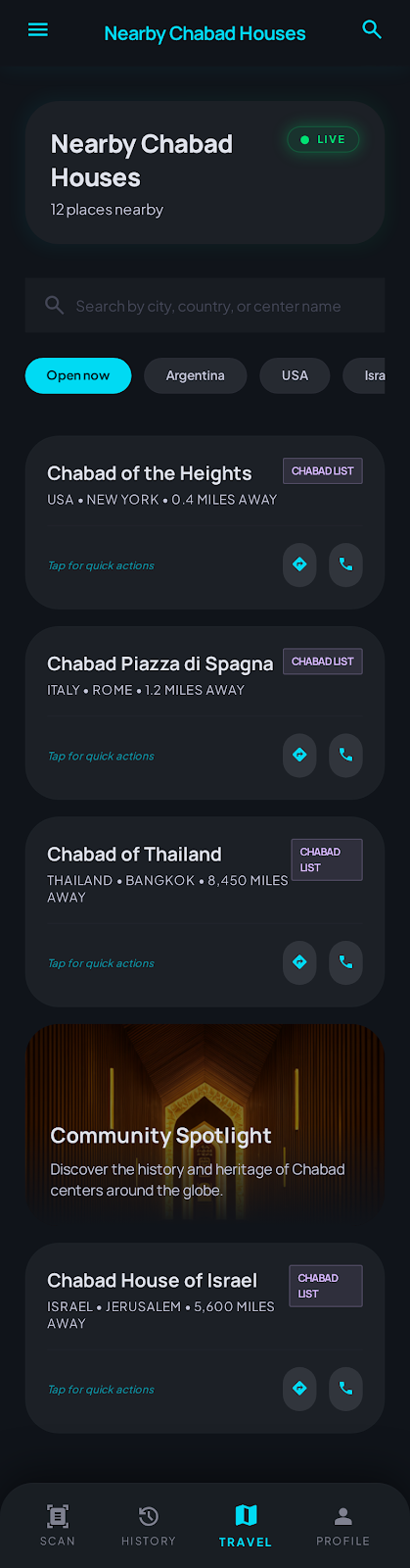 KosherWorld Chabad Centers